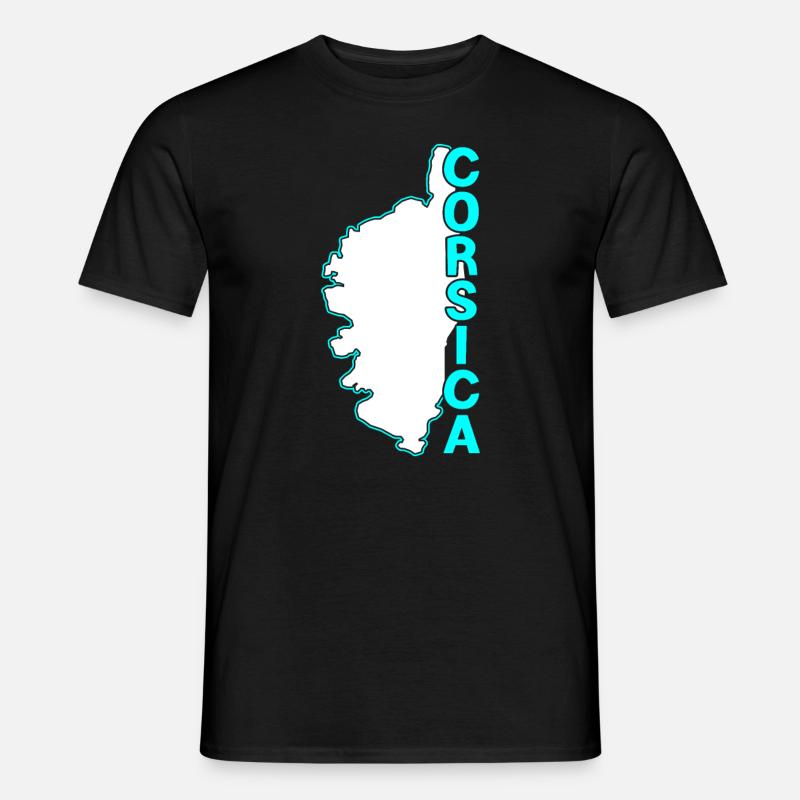 Stemma della Corsica - T-shirt uomo - nero