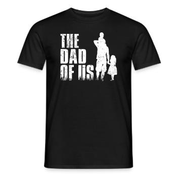 The Dad Of Us - Men's T-Shirt - black - Front - AI Model Male 178 light (178cm)