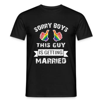 Adieu LGBT enterrement de vie de garçon - T-shirt homme - noir - Devant - AI Model Male 178 light (178cm)
