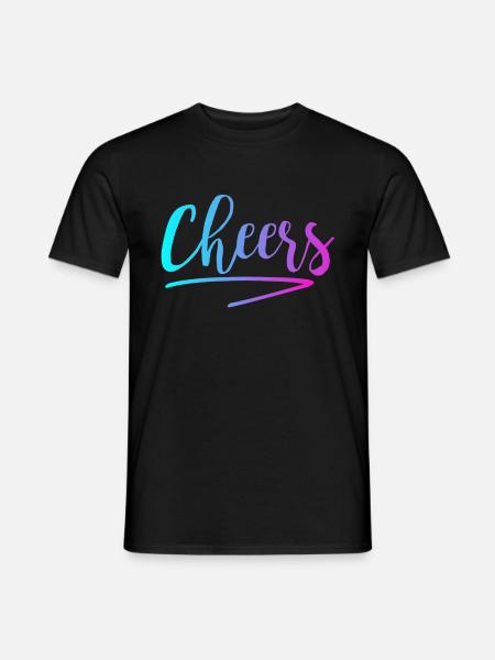 Cheers - Männer T-Shirt - Schwarz