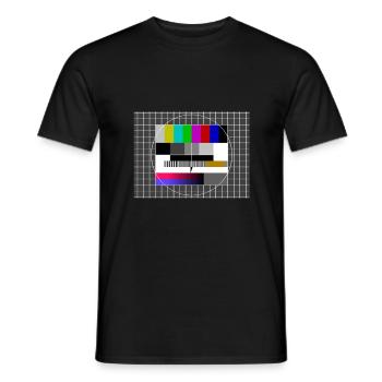 90s 80er 90er Jahre 80s - Männer T-Shirt - Schwarz - Vorne - AI Model Male 178 light (178cm)