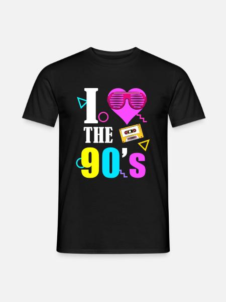 90s 80s 90s 80s - Men's T-Shirt - black