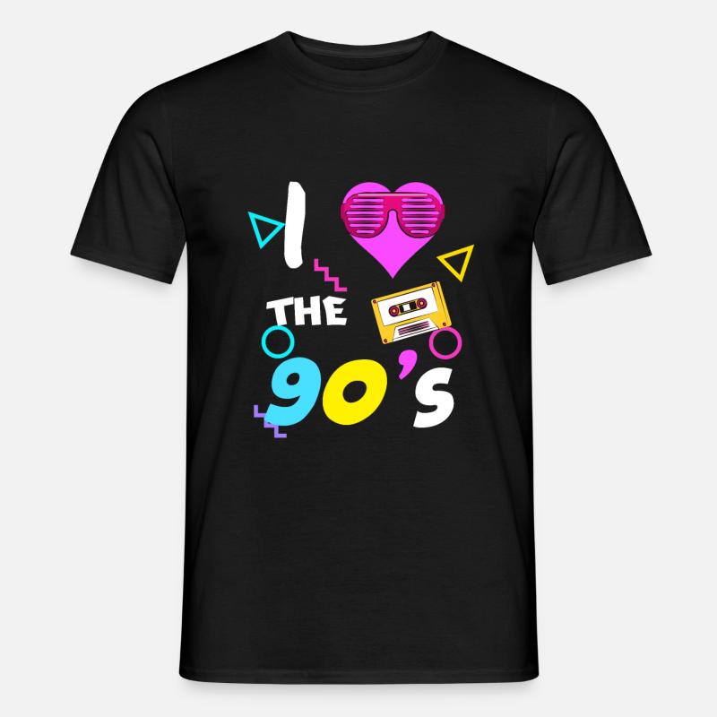 80s 80s 90s 90s - Men's T-Shirt - black