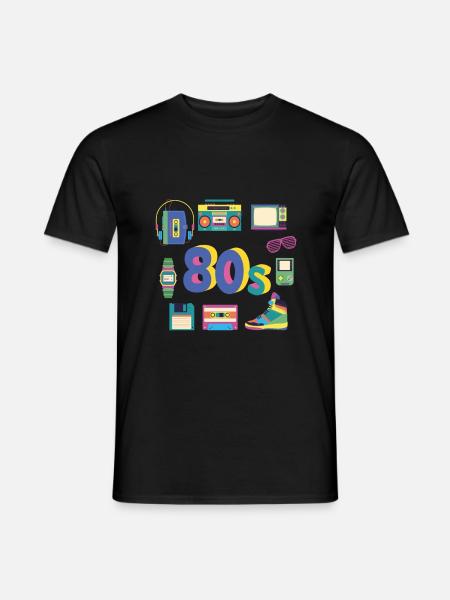 80s 90s 80s 90s - Men's T-Shirt - black