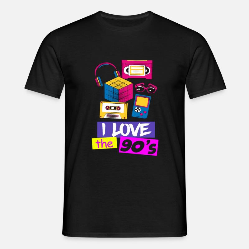 80s 90s 80s 90s - Men's T-Shirt - black