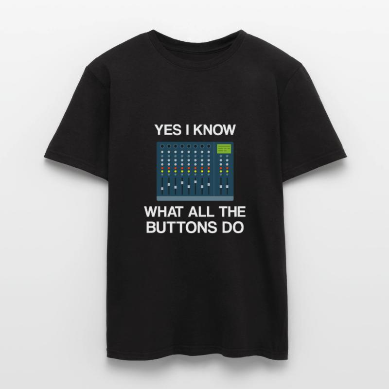 ton engineer sound engineer audio engineer tontech Men’s T-shirt