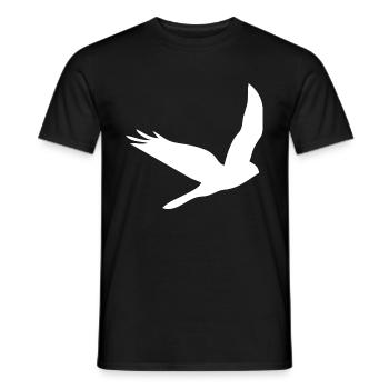 Vogel Adler Vögel Fliegen - Männer T-Shirt - Schwarz - Vorne - AI Model Male 178 light (178cm)