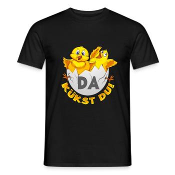 Vous voilà! - T-shirt homme - noir - Devant - AI Model Male 178 light (178cm)