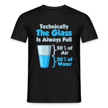 Chemie Shirt Chemiker Labor Nerd Chemisch Geschenk - Männer T-Shirt - Schwarz - Vorne - AI Model Male 178 light (178cm)
