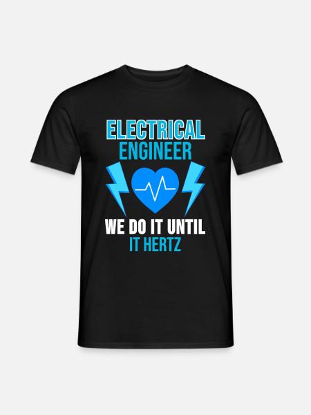 Elektrotechniek Shirt Engineer beroepscadeau - Heren T-shirt - zwart