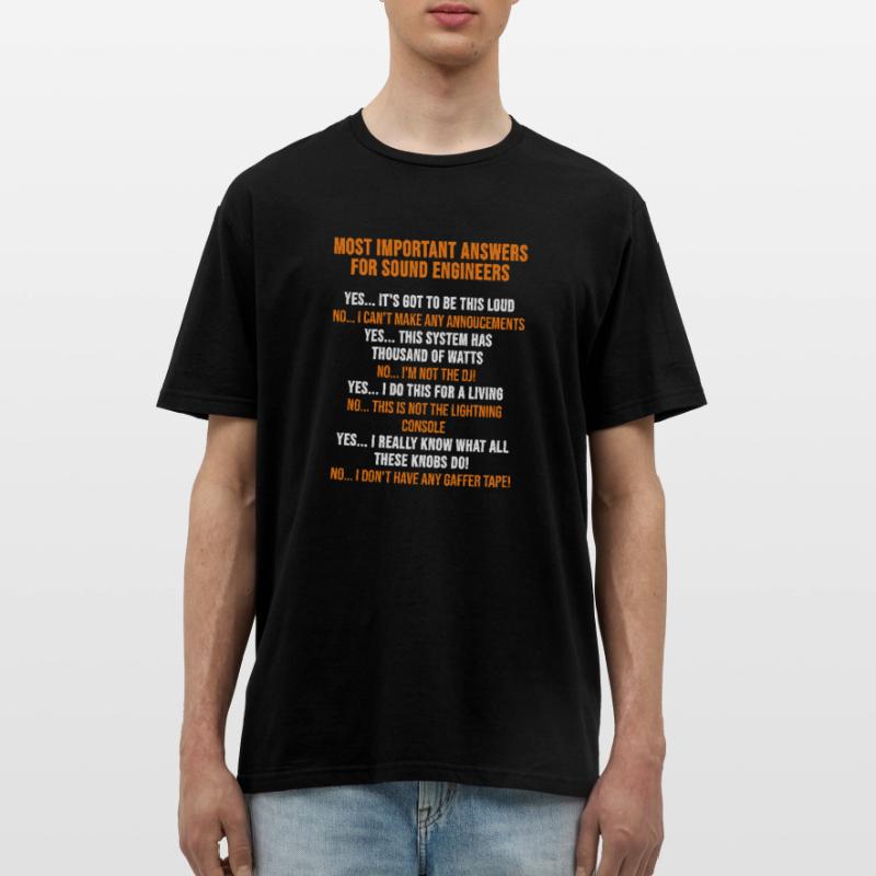 Sound engineer technician sound engineer gift Men's T-Shirt