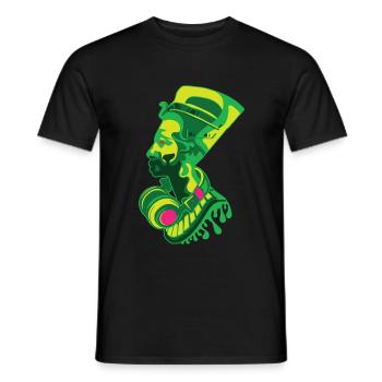 Chemise Techno Egytian Rave Festival - T-shirt homme - noir - Devant - AI Model Male 178 light (178cm)