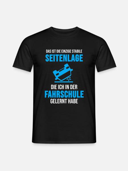 Führerschein Fahranfänger Auto Lustiges Geschenk - Männer T-Shirt - Schwarz