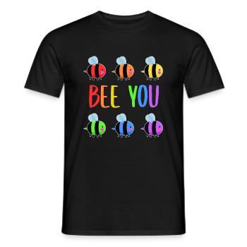 Gay Pride Homosexuality Gay Lesbian Gift - Men's T-Shirt - black - Front - AI Model Male 178 light (178cm)
