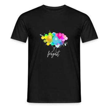 Ballons Hipster - Männer T-Shirt - Schwarz - Vorne - AI Model Male 178 light (178cm)