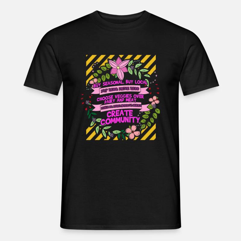 save the planet - Männer T-Shirt - Schwarz