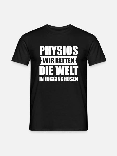Physio Physiotherapeut Physiotherapie Geschenk - Männer T-Shirt - Schwarz