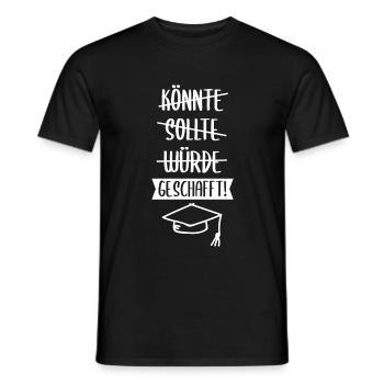 Masterabschluss Master Abschluss Student Geschenk - Männer T-Shirt - Schwarz - Vorne - AI Model Male 178 light (178cm)