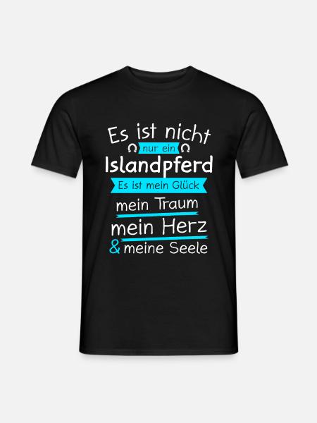 Islandpferde Isländer Island Reiter Tölt Geschenk - Männer T-Shirt - Schwarz