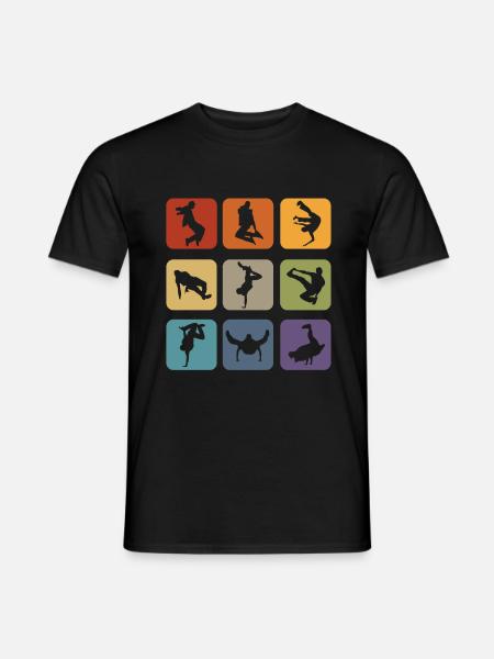 Breakdancer Breakdance B-Boying Tänzer Geschenk - Männer T-Shirt - Schwarz