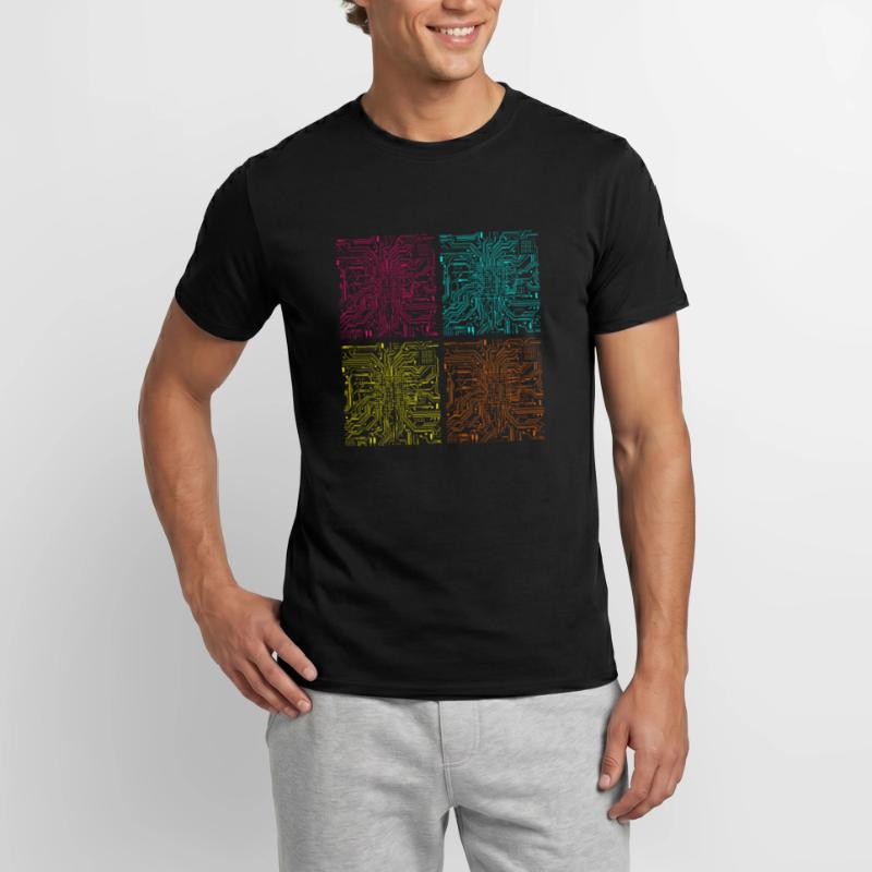 CPU processor computer scientist computer Men's T-Shirt
