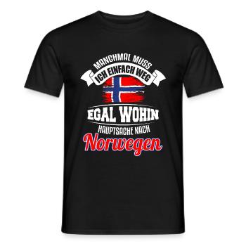 Angel Tour 2020 Norvège Pêcheurs Cadeau - T-shirt homme - noir - Devant - AI Model Male 178 light (178cm)