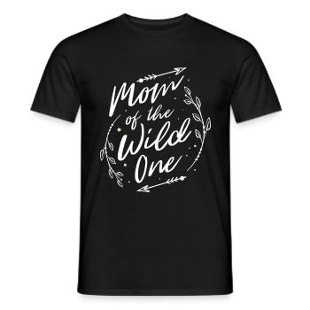 Maman du sauvage - T-shirt homme - noir - Devant - AI Model Male 178 light (178cm)