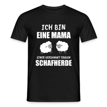 Schaf Schafe Hirte Geschenk - Männer T-Shirt - Schwarz - Vorne - AI Model Male 178 light (178cm)