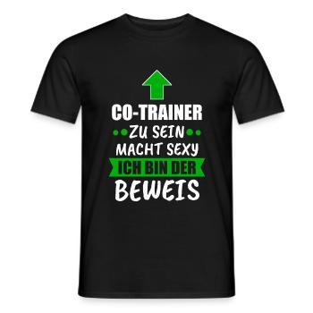 Co Trainer Fußballtrainer Geschenk - Männer T-Shirt - Schwarz - Vorne - AI Model Male 178 light (178cm)