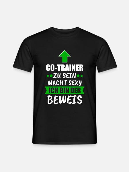 Co Trainer Fußballtrainer Geschenk - Männer T-Shirt - Schwarz