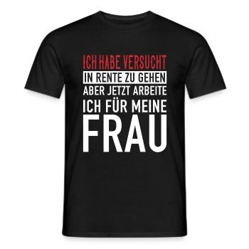 Lustige Rentner Geschenke Renteneintritt Geschenk - Männer T-Shirt - Schwarz - Vorne - AI Model Male 178 light (178cm)