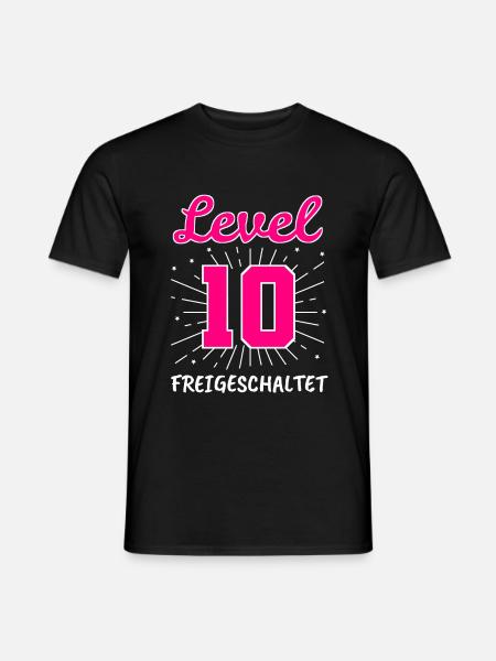 10. Geburtstag Mädchen 10 Jahre 2010 Geschenk - Männer T-Shirt - Schwarz