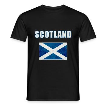 Scotland - Men's T-Shirt - black - Front - AI Model Male 178 light (178cm)