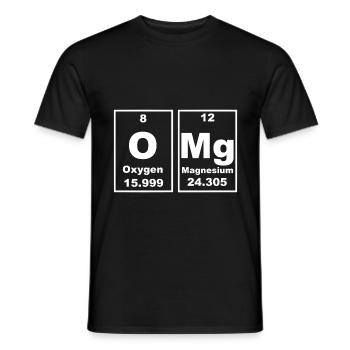 chimie - T-shirt homme - noir - Devant - AI Model Male 178 light (178cm)