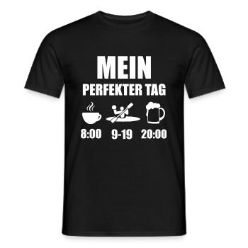 Kanupolo Kanu Polo Kajak Geschenk - Männer T-Shirt - Schwarz - Vorne - AI Model Male 178 light (178cm)