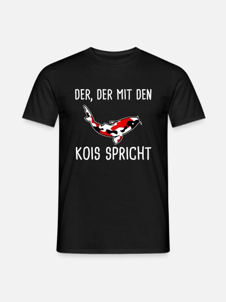 Koi Kois Koifisch Geschenk - Männer T-Shirt - Schwarz