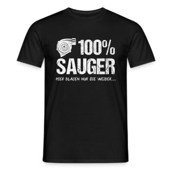100% Sauger JDM Tuner Geschenk - Männer T-Shirt - Schwarz - Vorne - AI Model Male 178 light (178cm)
