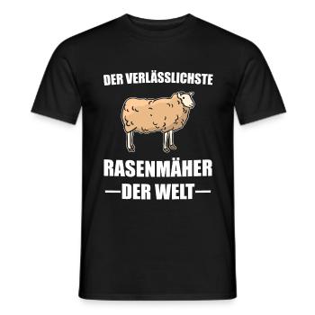 Schaf Schafe Schäfer Geschenk - Männer T-Shirt - Schwarz - Vorne - AI Model Male 178 light (178cm)