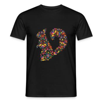 squirrel - Men's T-Shirt - black - Front - AI Model Male 178 light (178cm)