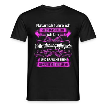 Heilerziehungspflegerin Heilerziehungspfleger - Männer T-Shirt - Schwarz - Vorne - AI Model Male 178 light (178cm)