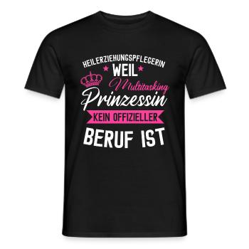 Heilerziehungspflegerin Heilerziehungspfleger - Männer T-Shirt - Schwarz - Vorne - AI Model Male 178 light (178cm)