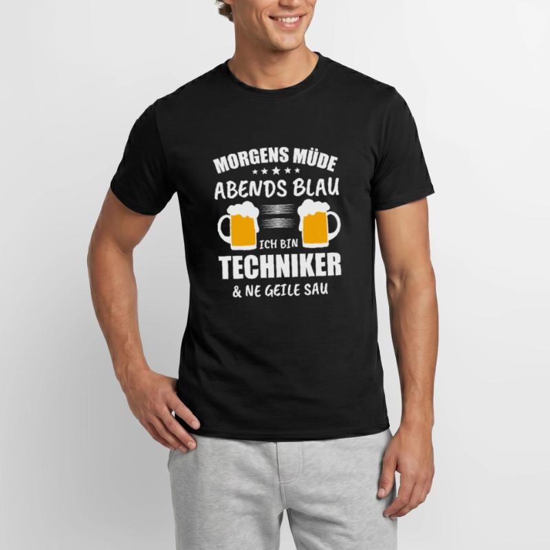 Techniker Computer Technik Geschenk Männer T-Shirt