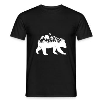 Bär - Männer T-Shirt - Schwarz - Vorne - AI Model Male 178 light (178cm)
