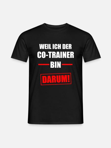 Co-Trainer Fußball-Trainer Handball Geschenk - Männer T-Shirt - Schwarz