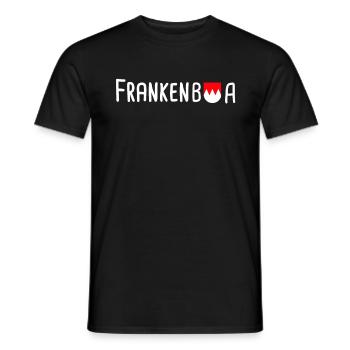 Franken Franke Fränkisch Geschenk - Männer T-Shirt - Schwarz - Vorne - AI Model Male 178 light (178cm)