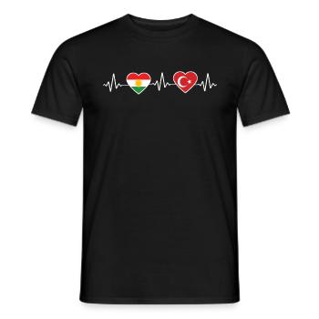 Kurdistan Türkei Kurde Geschenk - Männer T-Shirt - Schwarz - Vorne - AI Model Male 178 light (178cm)
