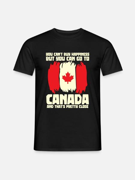 Canada Drapeau canadien Canadiens - Mænd T-shirt - sort