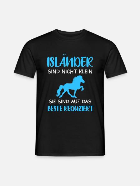 Islandpferd Isländer Pferde Geschenk - Männer T-Shirt - Schwarz