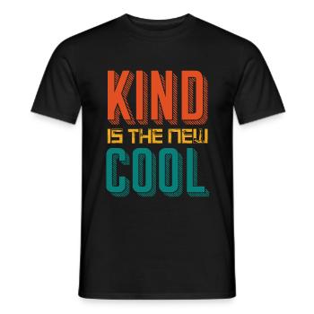 Kind est le nouveau cool - T-shirt homme - noir - Devant - AI Model Male 178 light (178cm)