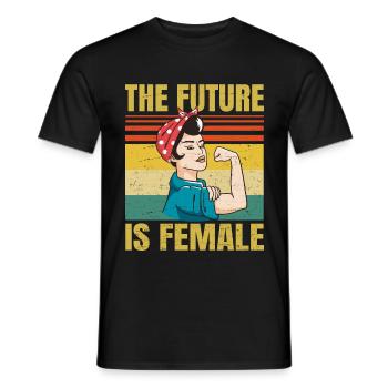 Strong Woman - Féminisme - T-shirt homme - noir - Devant - AI Model Male 178 light (178cm)